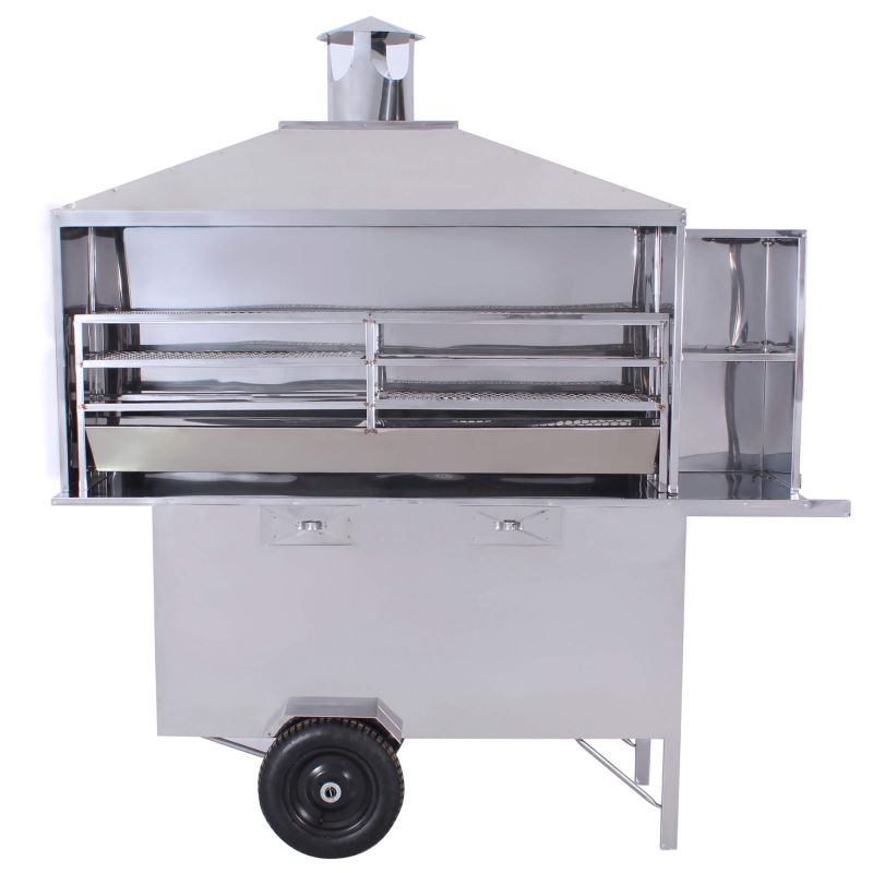 Carrinho de Churrasquinho Espetinho 1,5 m de Churrasqueira Marca R2